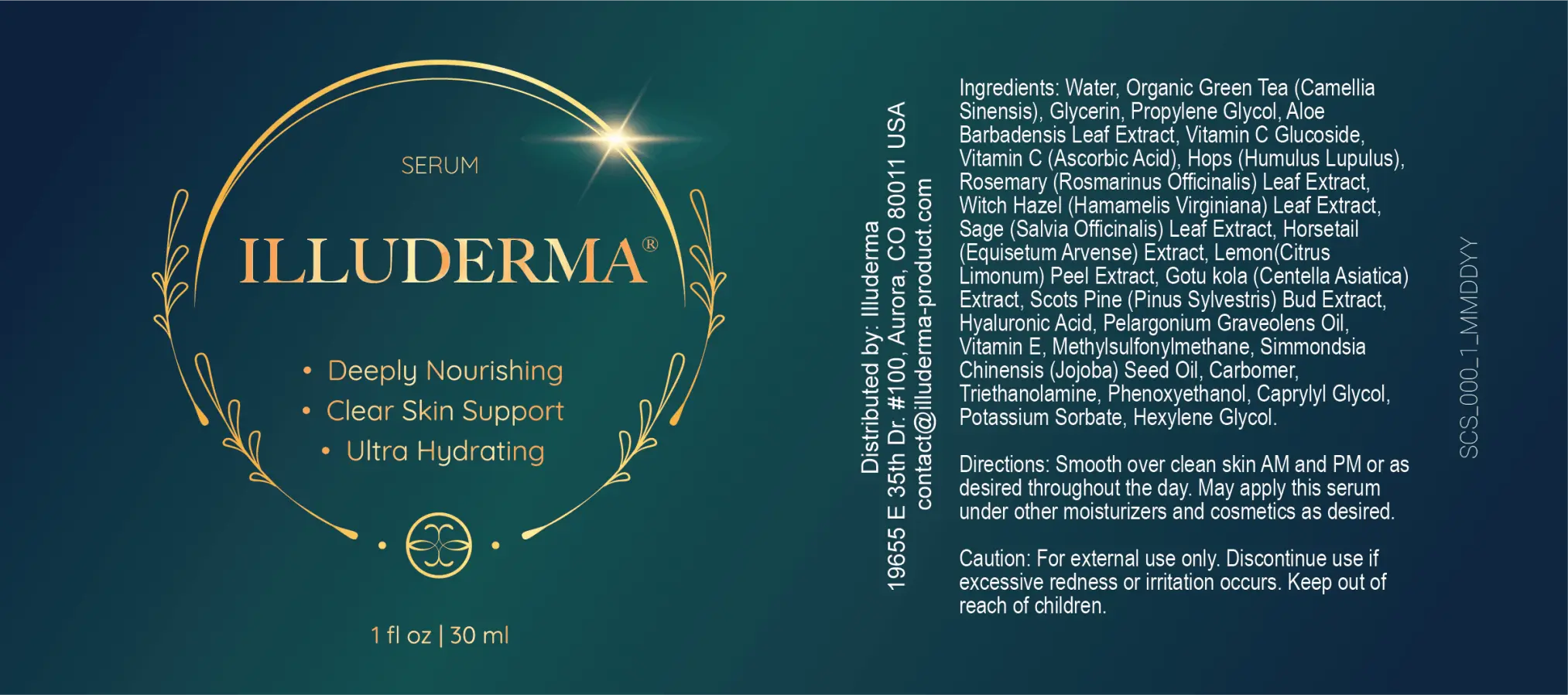 Illuderma label